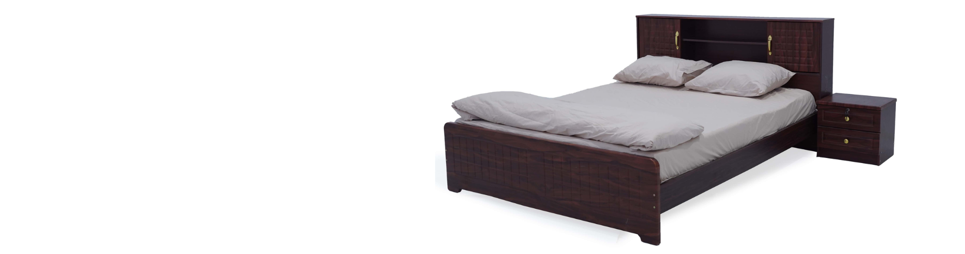 NAD- Queen Wooden Bed